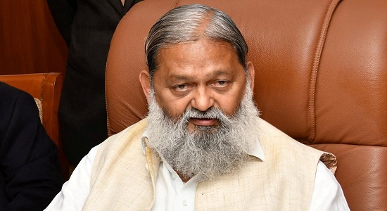 Power Minister Mr. Anil Vij gave instructions to the officers of the Power Department.
